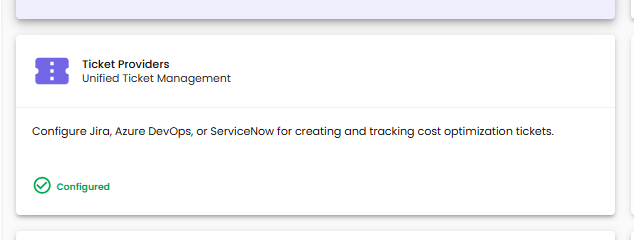 Ticket Provider Integration